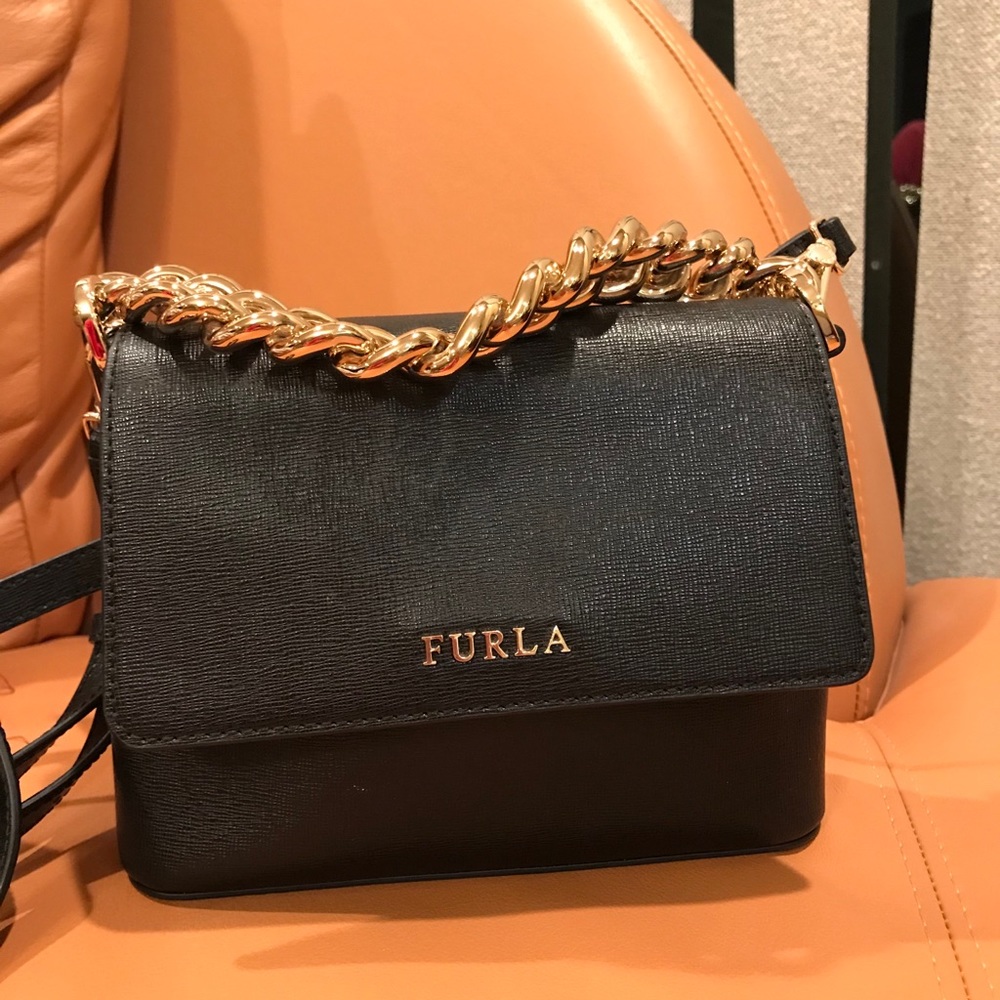 Furla Gaya Mini Curb Chain bag